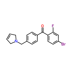 898764-52-8  (4-bromo-2-fluoro-phenyl)-[4-(2,5-dihydropyrrol-1-ylmethyl)phenyl]methanone
