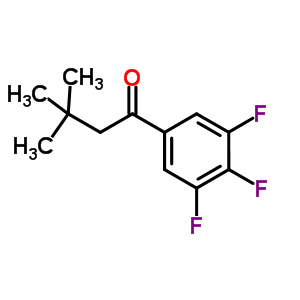 898765-00-9  3,3-dimethyl-1-(3,4,5-trifluorophenyl)butan-1-one