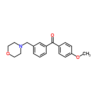 898765-09-8  (4-methoxyphenyl)-[3-(morpholinomethyl)phenyl]methanone