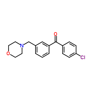 898765-44-1  (4-chlorophenyl)-[3-(morpholinomethyl)phenyl]methanone