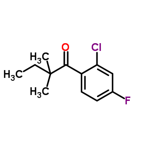 898765-86-1  1-(2-chloro-4-fluoro-phenyl)-2,2-dimethyl-butan-1-one