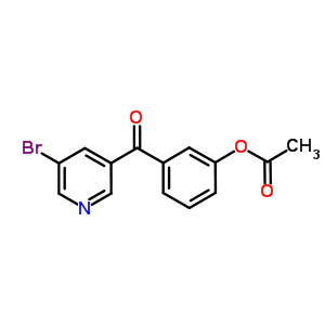 898766-29-5  [3-(5-bromopyridine-3-carbonyl)phenyl] acetate