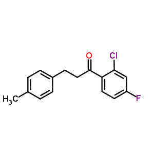 898769-10-3  1-(2-chloro-4-fluoro-phenyl)-3-(p-tolyl)propan-1-one