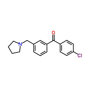 898770-25-7  (4-chlorophenyl)-[3-(pyrrolidin-1-ylmethyl)phenyl]methanone