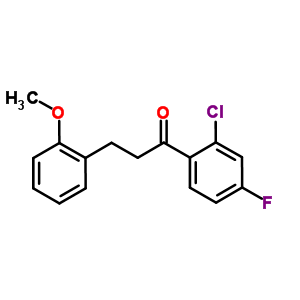 898770-39-3  1-(2-chloro-4-fluoro-phenyl)-3-(2-methoxyphenyl)propan-1-one