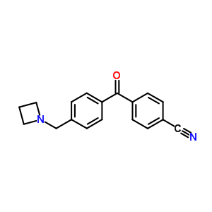 898777-49-6  4-[4-(azetidin-1-ylmethyl)benzoyl]benzonitrile