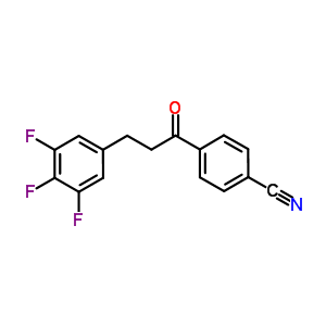 898777-74-7  4-[3-(3,4,5-trifluorophenyl)propanoyl]benzonitrile