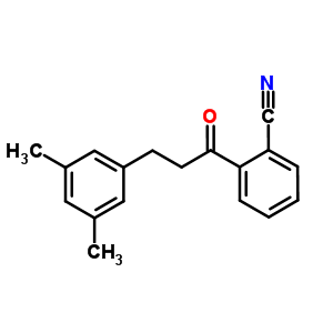 898780-23-9  2-[3-(3,5-dimethylphenyl)propanoyl]benzonitrile