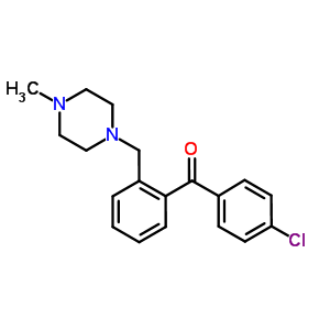 898783-07-8  (4-chlorophenyl)-[2-[(4-methylpiperazin-1-yl)methyl]phenyl]methanone