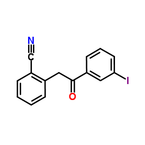 898784-31-1  2-[2-(3-iodophenyl)-2-oxo-ethyl]benzonitrile