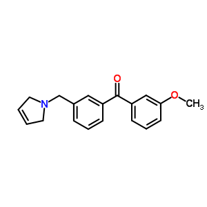 898789-67-8  [3-(2,5-dihydropyrrol-1-ylmethyl)phenyl]-(3-methoxyphenyl)methanone