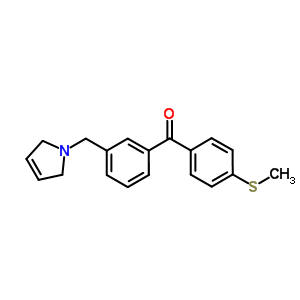 898789-92-9  [3-(2,5-dihydropyrrol-1-ylmethyl)phenyl]-(4-methylsulfanylphenyl)methanone