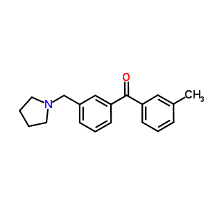 898793-94-7  m-tolyl-[3-(pyrrolidin-1-ylmethyl)phenyl]methanone