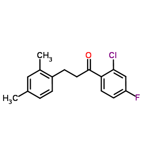 898794-38-2  1-(2-chloro-4-fluoro-phenyl)-3-(2,4-dimethylphenyl)propan-1-one