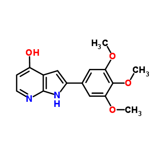 913698-77-8  1H-Pyrrolo[2,3-b]pyridin-4-ol, 2-(3,4,5-trimethoxyphenyl)-