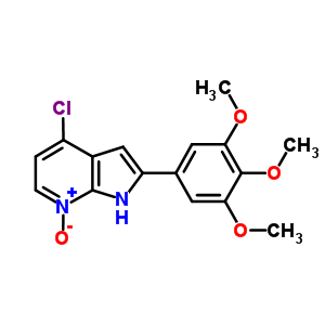 913698-80-3  1H-Pyrrolo[2,3-b]pyridine, 4-chloro-2-(3,4,5-trimethoxyphenyl)-, 7-oxide