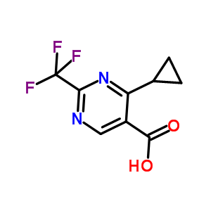914201-19-7  4-cyclopropyl-2-(trifluoromethyl)pyrimidine-5-carboxylic acid