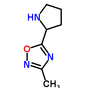 3-methyl-5-(pyrrolidin-2-yl)-1,2,4-oxadiazole