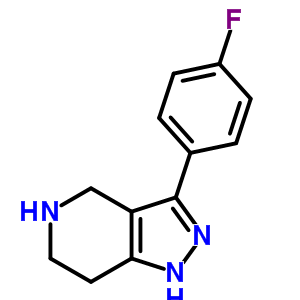 916423-52-4  3-(4-fluorophenyl)-4,5,6,7-tetrahydro-1H-pyrazolo[4,3-c]pyridine