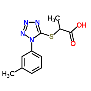 917217-91-5  2-{[1-(3-methylphenyl)-1H-tetrazol-5-yl]sulfanyl}propanoic acid