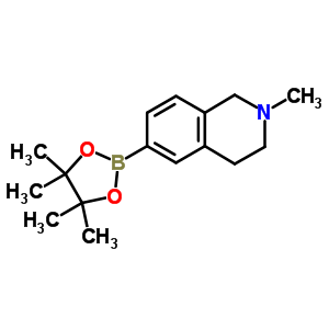 922718-57-8  2-methyl-6-(4,4,5,5-tetramethyl-1,3,2-dioxaborolan-2-yl)-1,2,3,4-tetrahydroisoquinoline