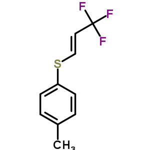 940881-02-7  1-methyl-4-{[(1E)-3,3,3-trifluoroprop-1-en-1-yl]sulfanyl}benzene