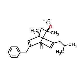 948594-95-4  (1R,2R,4R)-7-benzyl-2,4-dimethyl-5-(2-methylpropyl)bicyclo[2.2.2]octa-5,7-dien-2-yl methyl ether