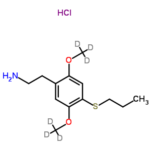 951400-19-4  2-{2,5-bis[(~2~H_3_)methyloxy]-4-(propylsulfanyl)phenyl}ethanamine hydrochloride