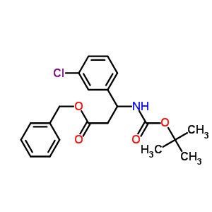 959246-58-3  benzyl 3-(tert-butoxycarbonylamino)-3-(3-chlorophenyl)propanoate