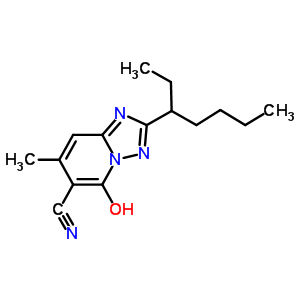 133206-62-9  2-(1-ethylpentyl)-5-hydroxy-7-methyl-[1,2,4]triazolo[1,5-a]pyridine-6-carbonitrile