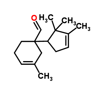 139539-70-1  3-methyl-1-(2,2,3-trimethylcyclopent-3-en-1-yl)cyclohex-3-ene-1-carbaldehyde 139539-70-1  3-methyl-1-(2,2,3-trimethylcyclopent-3-en-1-yl)cyclohex-3-ene-1-carbaldehyde