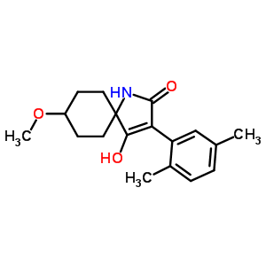 203312-38-3  2-(2,5-dimethylphenyl)-1-hydroxy-8-methoxy-4-azaspiro[4.5]dec-1-en-3-one