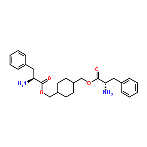 205654-87-1  [4-[[(2S)-2-amino-3-phenyl-propanoyl]oxymethyl]cyclohexyl]methyl (2S)-2-amino-3-phenyl-propanoate