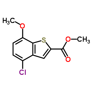 216576-11-3  methyl 4-chloro-7-methoxy-benzothiophene-2-carboxylate