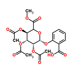 221287-90-7  2-[(2R,3R,4R,5R)-3,4,5-triacetoxy-6-methoxycarbonyl-tetrahydropyran-2-yl]oxybenzoic acid