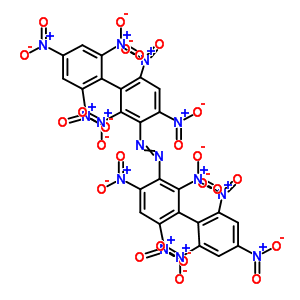 23987-32-8  bis[2,4,6-trinitro-3-(2,4,6-trinitrophenyl)phenyl]diazene