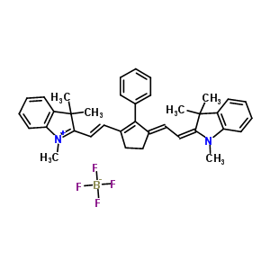246517-72-6  1,3,3-trimethyl-2-[(E)-2-[(3E)-2-phenyl-3-[(2E)-2-(1,3,3-trimethylindolin-2-ylidene)ethylidene]cyclopenten-1-yl]vinyl]indol-1-ium tetrafluoroborate