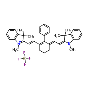 246517-73-7  1,3,3-trimethyl-2-[(E)-2-[(3E)-2-phenyl-3-[(2E)-2-(1,3,3-trimethylindolin-2-ylidene)ethylidene]cyclohexen-1-yl]vinyl]indol-1-ium tetrafluoroborate