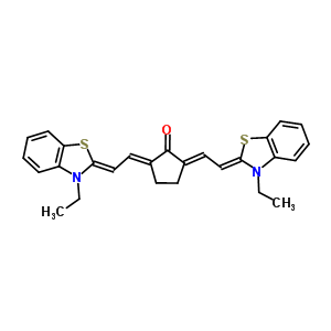 27714-24-5  (2E,5E)-2,5-bis[(2Z)-2-(3-ethyl-1,3-benzothiazol-2-ylidene)ethylidene]cyclopentanone