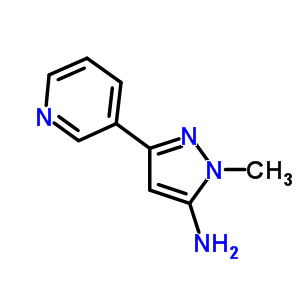 287494-25-1  2-methyl-5-(3-pyridyl)pyrazol-3-amine 287494-25-1  2-methyl-5-(3-pyridyl)pyrazol-3-amine