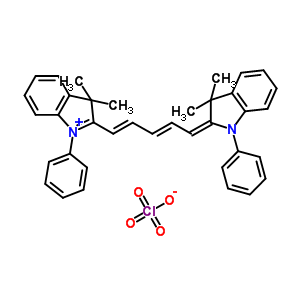 288403-55-4  2-[(1E,3E,5E)-5-(3,3-dimethyl-1-phenyl-indolin-2-ylidene)penta-1,3-dienyl]-3,3-dimethyl-1-phenyl-indol-1-ium perchlorate