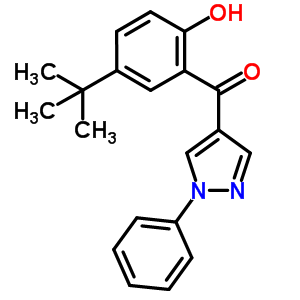 288844-46-2  (5-tert-butyl-2-hydroxy-phenyl)-(1-phenylpyrazol-4-yl)methanone