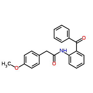 320371-10-6  N-(2-benzoylphenyl)-2-(4-methoxyphenyl)acetamide