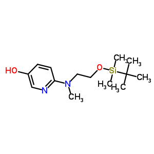 326496-02-0  6-[2-[tert-butyl(dimethyl)silyl]oxyethyl-methyl-amino]pyridin-3-ol