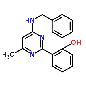 330981-97-0  2-[4-(benzylamino)-6-methyl-pyrimidin-2-yl]phenol