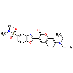 35773-44-5  2-[7-(diethylamino)-2-oxo-chromen-3-yl]-N,N-dimethyl-1,3-benzoxazole-5-sulfonamide