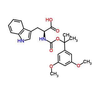 39508-11-7  (2S)-2-[[1-(3,5-dimethoxyphenyl)-1-methyl-ethoxy]carbonylamino]-3-(1H-indol-3-yl)propanoic acid