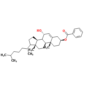40824-59-7  [(3S,7S,9S,10R,13R,14S)-17-[(1R)-1,5-dimethylhexyl]-7-hydroxy-10,13-dimethyl-2,3,4,7,8,9,11,12,14,15,16,17-dodecahydro-1H-cyclopenta[a]phenanthren-3-yl] benzoate