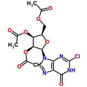 41623-86-3  [(2R,3S,4S,5R)-3,4-diacetoxy-5-(2-chloro-6-oxo-1H-purin-9-yl)tetrahydrofuran-2-yl]methyl acetate