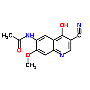 423181-32-2  N-(3-cyano-4-hydroxy-7-methoxy-6-quinolyl)acetamide 423181-32-2  N-(3-cyano-4-hydroxy-7-methoxy-6-quinolyl)acetamide